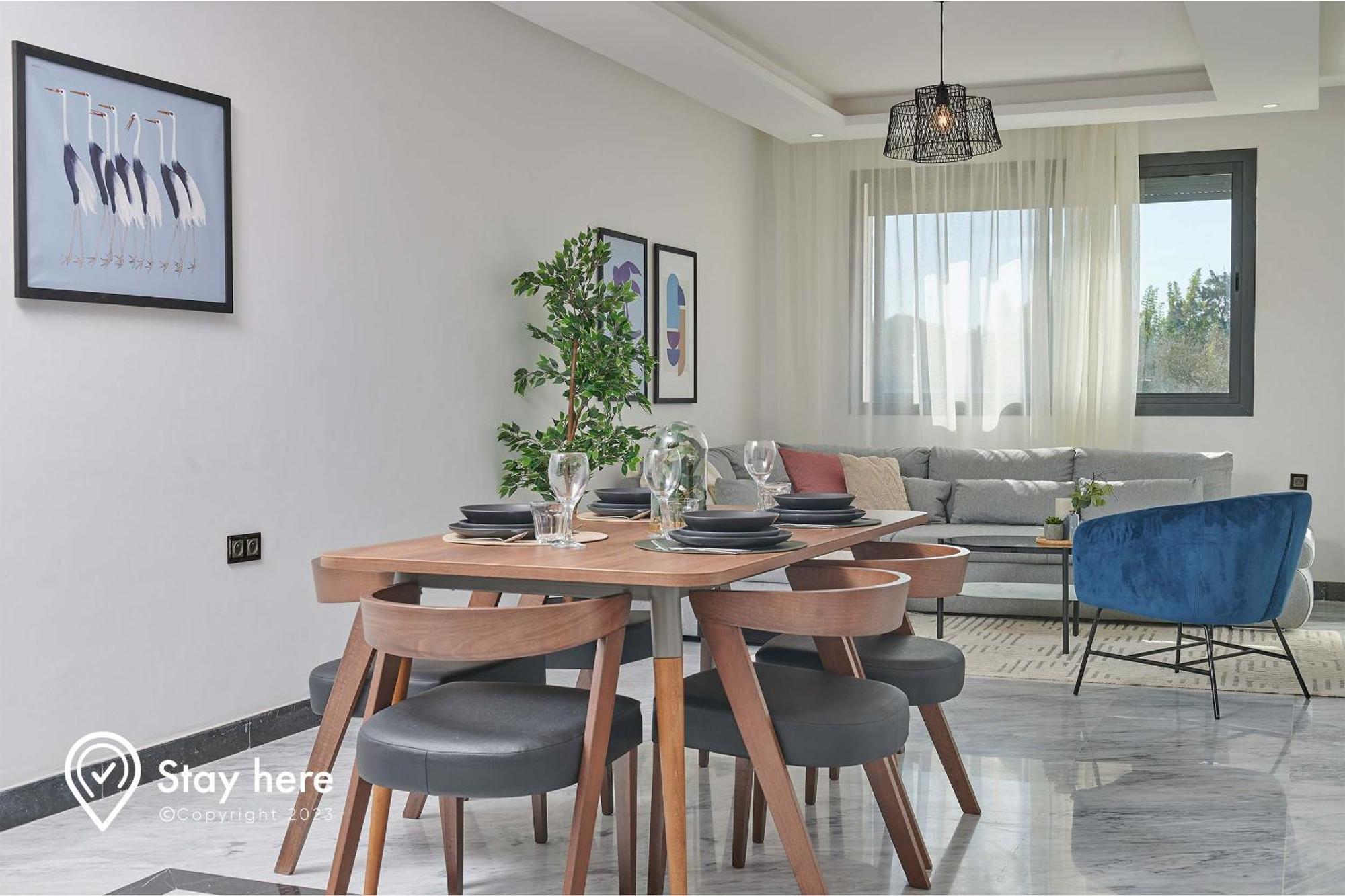 Stayhere Rabat - Hay Riad - Sophisticated Residence Buitenkant foto